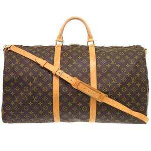 LOUIS VUITTON Authentic Brown Monogram Boston Bag